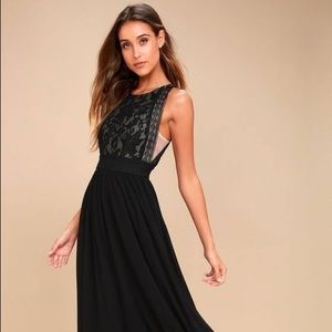 Lulus black formal dress